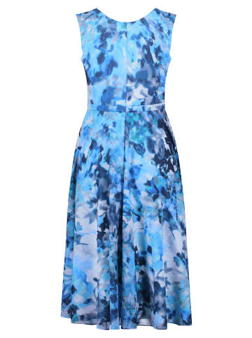 Vera Mont Cocktailkleid mit Print in Dark Blue/Mint