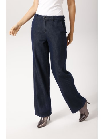 Aniston CASUAL Straight-Jeans in dunkel blau