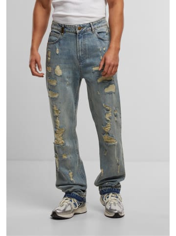 2Y Studios 2Y Studios 2Y Firio Destroyed Straight Jeans in sand blue