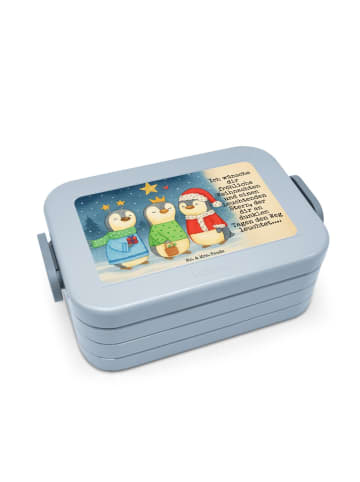 Mr. & Mrs. Panda Lunch Box Winterzeit Heilige drei Könige Design... in Blau Pastell