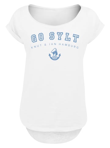 F4NT4STIC Long Cut T-Shirt PLUS SIZE Go Sylt in weiß