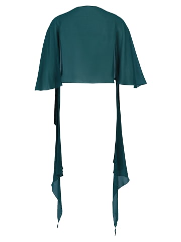 Vera Mont Chiffonstola mit Volant in Dark Emerald