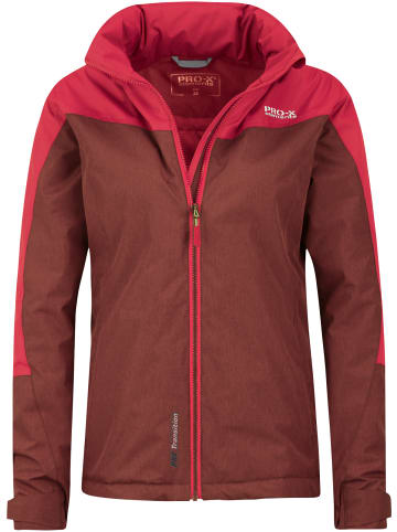 PRO-X elements Funktionsjacke "LIANE" in Aubergine Melange-Rot