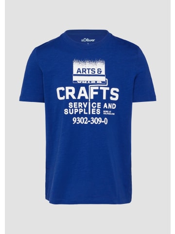 s.Oliver T-Shirt in 56D1_ozeanblau