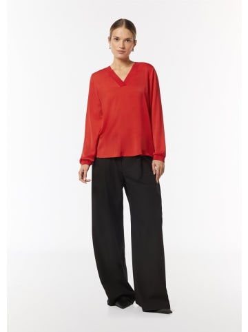 comma Bluse langarm in Rot