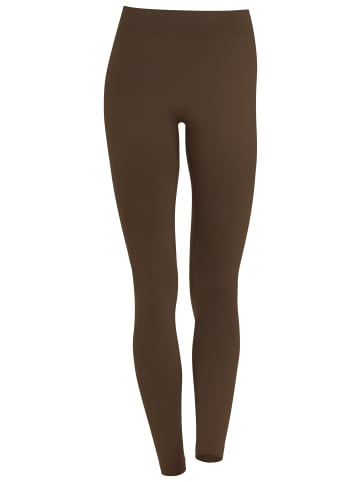 Yenita® THERMO Leggings 2er Pack in braun