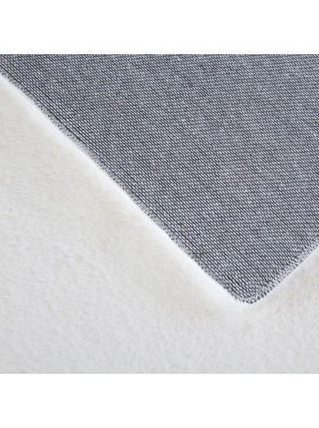 KADIMA DESIGN Teppich Kurzflor Waschbar Einfarbig NECKAR Strapazierfähig OEKO-TEX in Creme