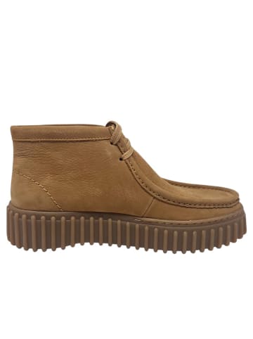 Clarks Schnürstiefel Torhill Moss in Beige