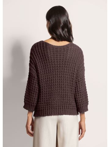 MADELEINE Pullover mit Pailletten in braun