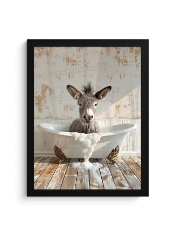 MuchoWow Poster mit Leiste Esel  (BxH)