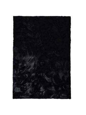 Pergamon Fellteppich Luxus Super Soft Plush in Zwart