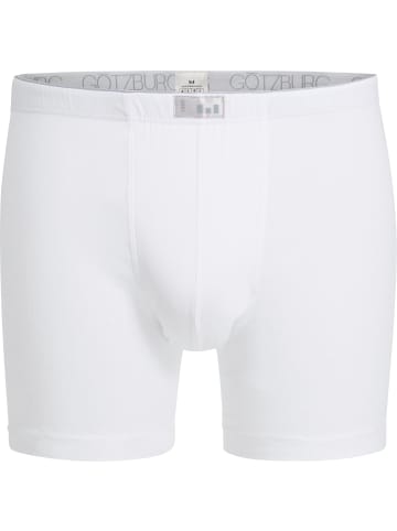 Götzburg Baumwolle, Single-Jersey Long-Pants in weiß