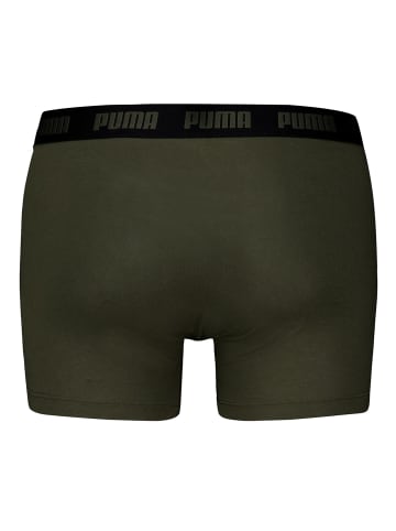 Puma Boxershort 6er Pack in Schwarz/Grün