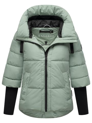 Navahoo Steppjacke Lotusherz XIV in Smokey Mint