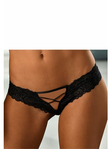 PETITE FLEUR GOLD Panty-Ouvert in schwarz