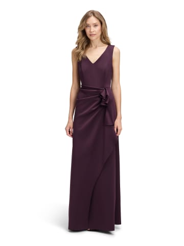 Vera Mont Abendkleid mit Volant in Dark Amethyst
