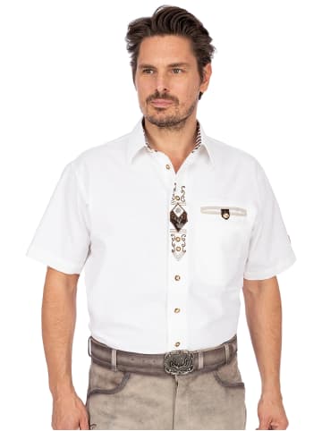OS-Trachten Trachtenhemd 721034-1011 in weiß