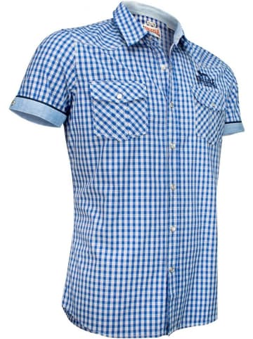 Lonsdale Hemd "Berny" in Blau