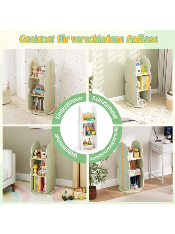 COSTWAY Bücherregal Kinder in Grün
