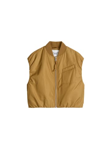 Marc O'Polo DENIM Blouson-Weste im Aviator-Stil relaxed cropped in Golden Ocher