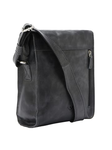 VLD VOi Leather Design City Cowboy Clark Umhängetasche Leder 21 cm in schwarz