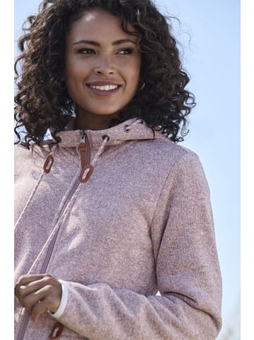 LASCANA Fleecejacke in rose