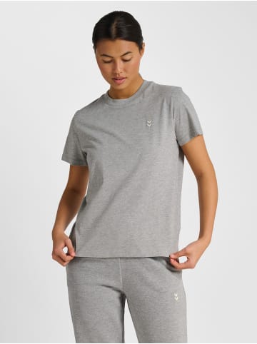 Hummel T-Shirt Hmlpulse Damen in GREY MELANGE