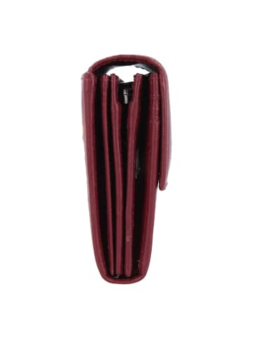 Esquire Viktoria Geldbörse RFID Leder 18,5 cm rot
