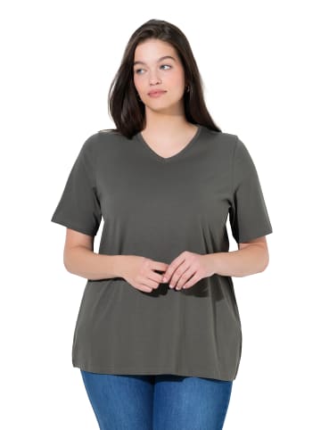 Ulla Popken Shirt in dunkelgrau