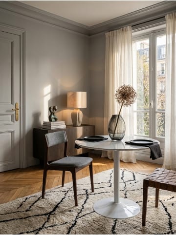 KADIMA DESIGN Esstisch Rund 75x75x74 cm Kleiner Küchentisch Hochglanz, Runder