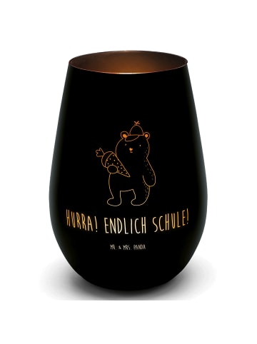 Mr. & Mrs. Panda Laterne Bär Schultüte mit Spruch in Schwarz