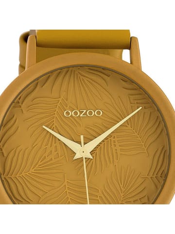 Oozoo Armbanduhr Oozoo Timepieces senfgelb groß (ca. 42mm)