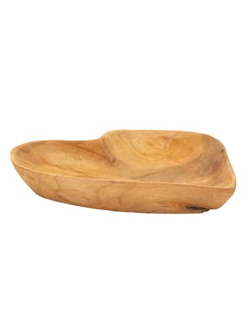 Mauro Ferretti Braune, leere Holztasche, 27 x 29 x 4 cm