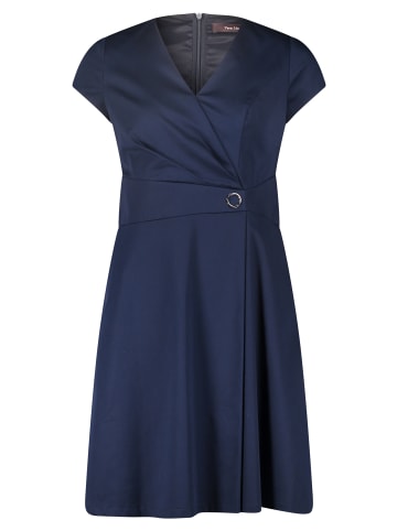 Vera Mont Basic-Kleid mit ausgestelltem Rock in Night Sky