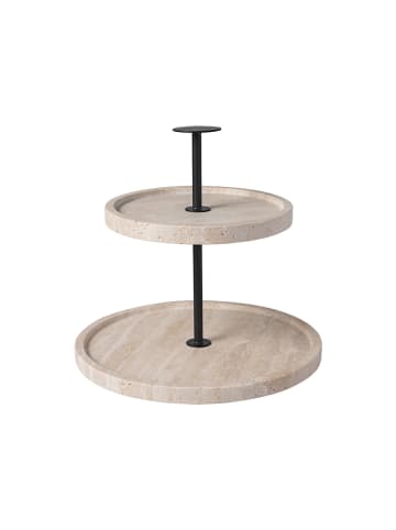 Villeroy & Boch Etagere Manufacture Travertine ø 24,5 cm in beige