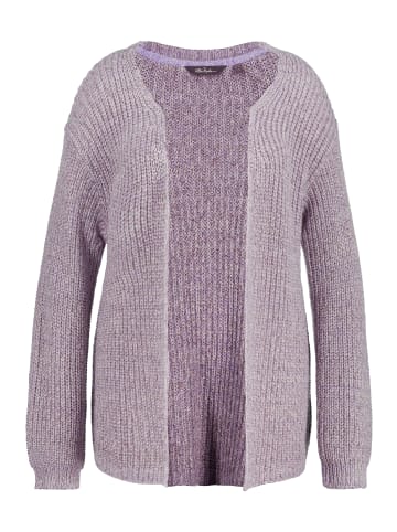 Ulla Popken Strickjacke in lavendel