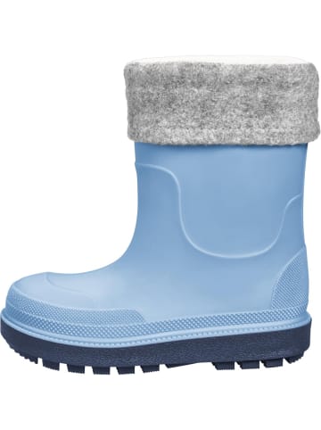 Playshoes Kinder Stiefel "Regenstiefel Mit Futter" in Blau