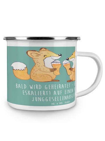 Mr. & Mrs. Panda Kaffeetasse Junggesellenabschied Eskalation mit... in Meeresbrise