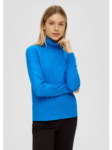 s.Oliver Strickpullover langarm in Blau