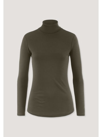 Hessnatur Softrib Longsleeve in vintage oliv