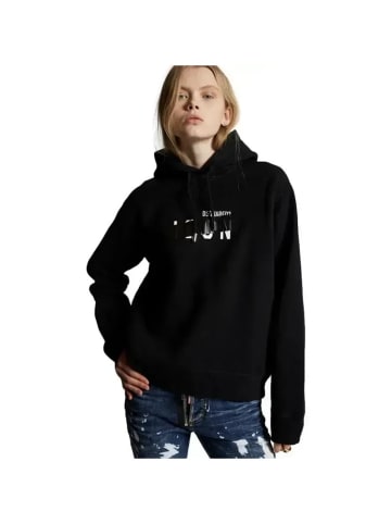 Dsquared2 Be Icon Tape Pullover Schwarz S80GU0046S25042900