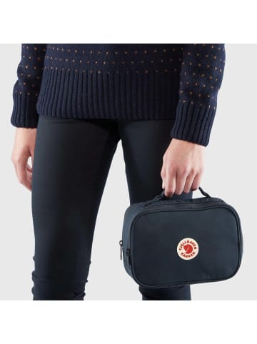 FJÄLLRÄVEN Kånken Toiletry Bag - Kulturbeutel 24 cm (black) in navy