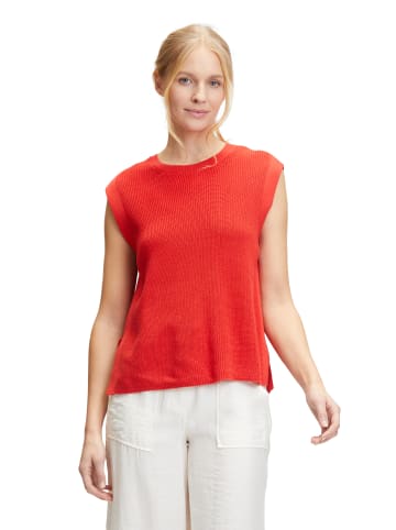 Betty Barclay Strick-Top mit Rundhalsausschnitt in Poppy Red