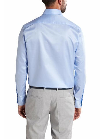 Eterna Langarm Business Hemd für Herren in hell-blau