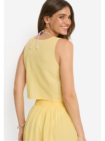 LSCN BY LASCANA Blusentop in pastel yellow