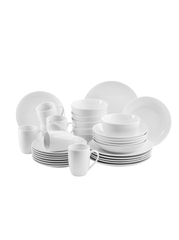 Mäser Kombiservice, Porzellan Barca in Weiß
