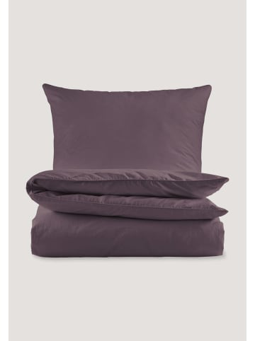 Hessnatur Perkal Bettwäsche-Set in brombeersorbet