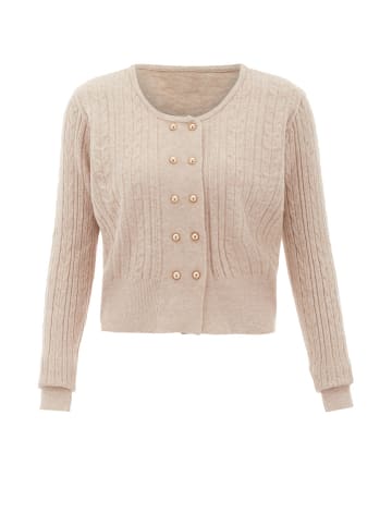 NAEMI Damen Strickjacke in Beige