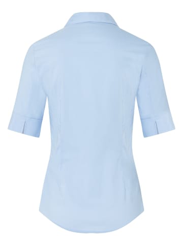More & More Baumwollstretchbluse in italian blue