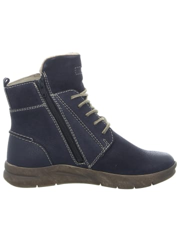 Josef Seibel Schnür-Stiefeletten für Damen in dunkel-blau